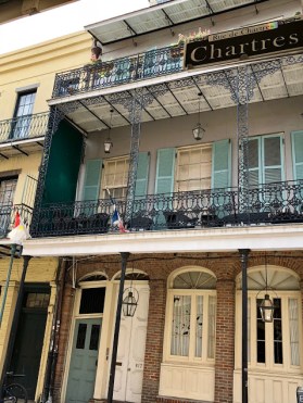 house on Chartres in French Quarter